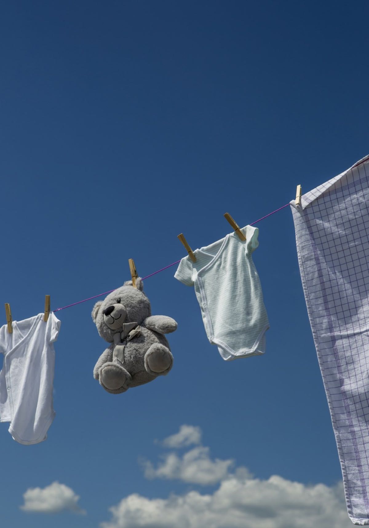 Fresh clean white linen